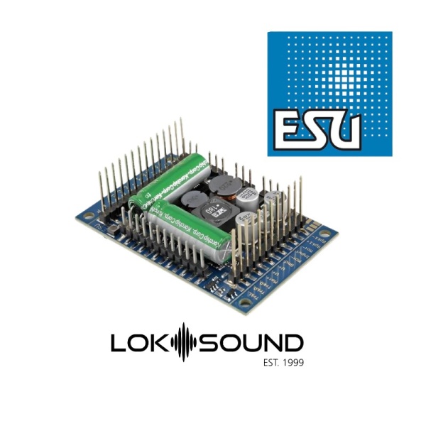 ESU 58515 LokSound 5 XL, DCC/MM/SX/S4, Blank Decoder, with Pinheader